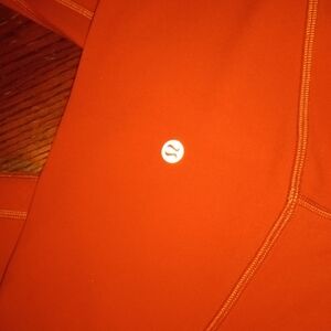 Lululemon Vibrant Orange Leggings